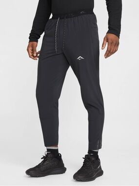 Nike Trail Dawn Range Dri-FIT Running Pants Stretch Mens Size S Black HJ3576-010